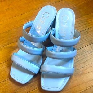 Baby blue heels by Calvin Klein (brand new!!)